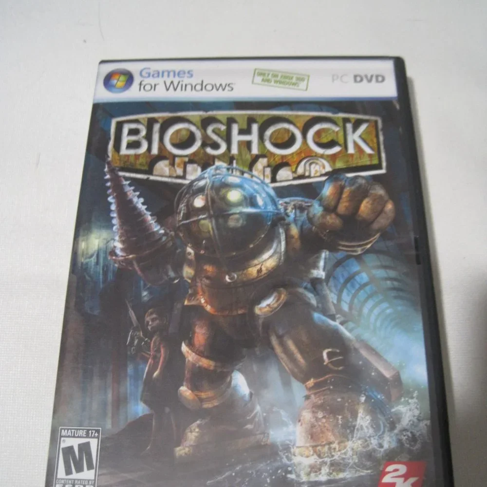 Bioshock for Windows PC DVD 2K Video Game 2007 Complete with Manual (M-Mature)